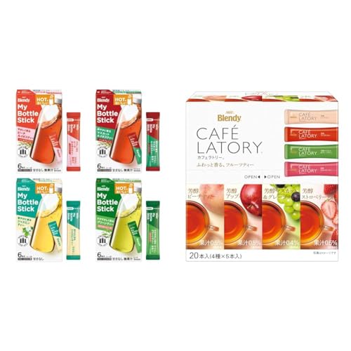 AGF �u�����f�B �}�C�{�g���X�e�B�b�N �e�B�[ 4����ݔ�׃Z�b�g + AGF �u�����f�B �J�t�F���g���[ �X�e�B�b�N �t���[�c�e�B�[�A�\�[�g 20�� (x 1)