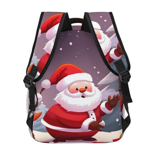 Casual Backpack for Women Men Merry Christmas Day Lightweight Daypack Large Capacity Nurse Bag4