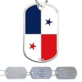 Our custom military dog tags, crafted from durable 304 polished stainless steel and measuring 2 inches x 1.125 inches, offer vibrant personalization with printed designs, embossing, or engraving, making them a stylish accessory and a symbol of identi...