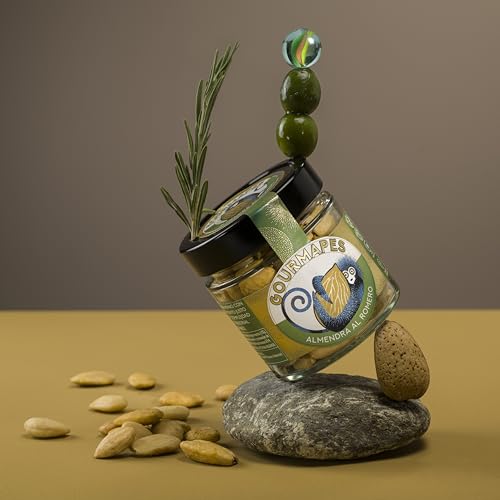 Pack Almendras Gourmet | 3x Almendra al Romero (50g) | Sin Gluten | Sin Lactosa | Apto para Veganos | Origen España