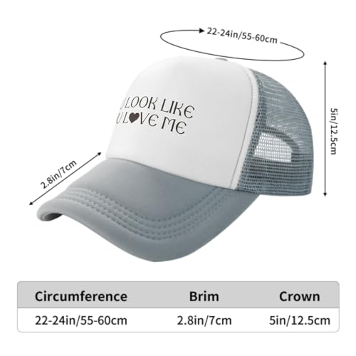 Image of Funny Trucker Hats,Trucker Hat Baseball Cap for Women Snapback Adjustable Hat Humor Gift Men