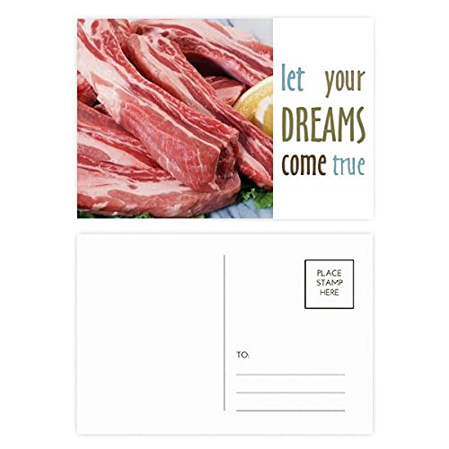 Cartes postales remerciement Dream Come True pour invités mariage et baptême