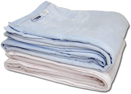 Amazon 西川銀イオン加工シール織り綿毛布 シングル サックスブルー E ふとん屋さん ブランケット 毛布 通販