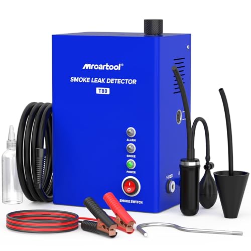 Smoke Tester for Car 12V DC Smoke Machine Automotive with Built-in Air Pump EVAP Vacuum Pipeline Fuel Leakage Detector Smoke for Car Motorcycle Boat