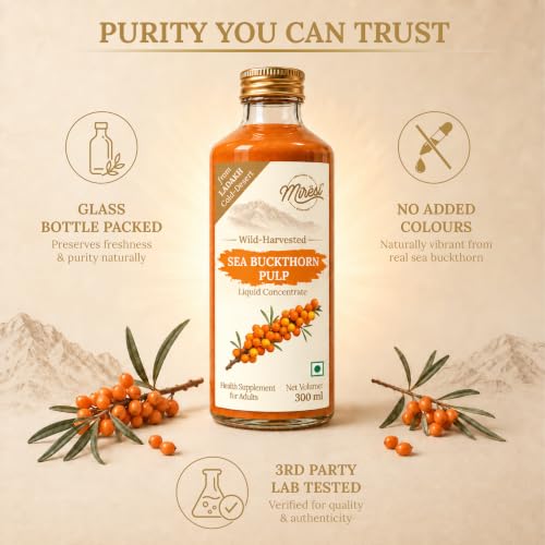 Miresi Store Miresi Himalayan Sea Buckthorn Pulp 300ml - Image 5