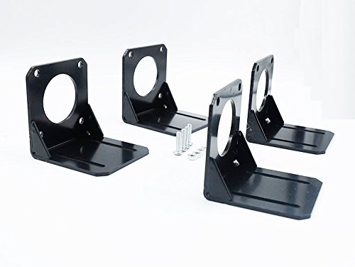 4Pcs Nema 23 Stepper Motor Steel Mounting Bracket With Mounting Screws #TOP2