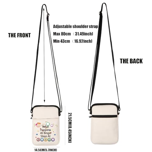 PXTIDY Game Lover Gift Funny Gifts What Happens Stays At Lucky Crossbody Bag Game Player Gifts2