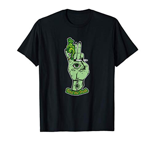Illuminati Eye Ganja Mary Jane Hemp Weed Stuff Hash Dope T-Shirt