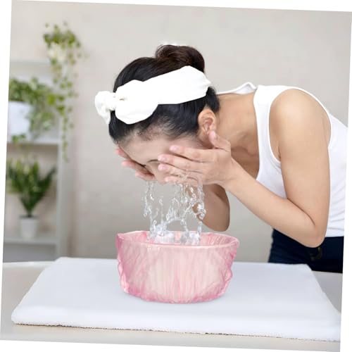 FOMIYES 300pcs Beauty Salon Wash Basin Liners Pink miniatura 4