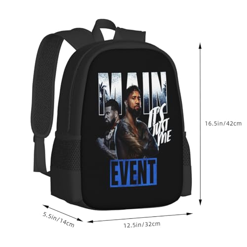 Jey Wrestler USO Backpack for Indoor Breathable Business Backpack Notebook Bag for Men and Women3