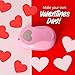 BearBoss 5 Pack Heart Punch, Craft Hole Punch Shapes, Pink Paper Puncher, Different Size of Scrapbooking Punches for Greeting Card Making, Handcraft, DIY Albums Photos, 0.3'' 0.6'' 1'' 1.5'' 2'' inch
