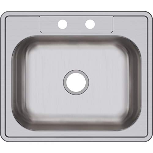 Image of Elkay Dayton D125212 Single Bowl Drop-in Stainless Steel Sink