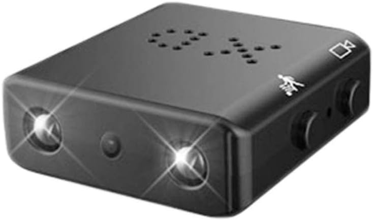 Spy Camera Mini Hidden WiFi Camera HD 1080P with Night Vision and Motion Detection, Nanny Cam,Baby Monitor with Upgraded, AI Human Motion Detection (DV-No WiFi)