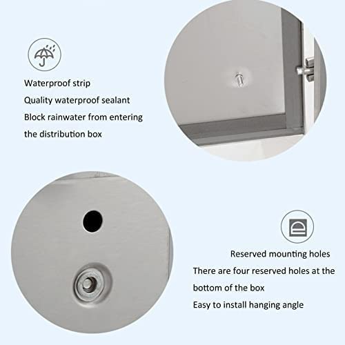 Caja de conexiones eléctrica Caja Impermeable For Equipos Electrónicos Montada En La Pared, Caja De Conexiones Con Cubierta Con Bisagras, Caja For Proyectos Eléctricos, Caja De Medidor Interior Y Exte