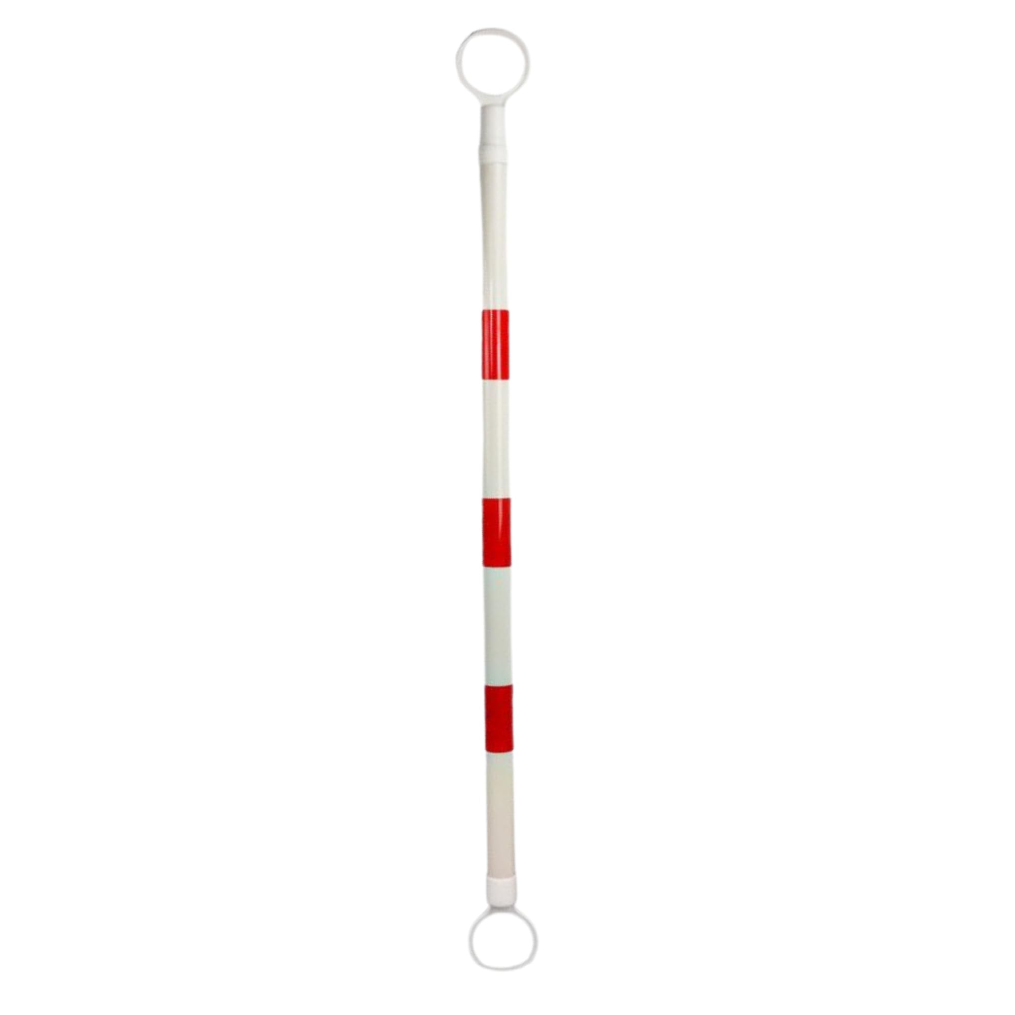 Vigil Adjustable Telescopic Cone Bar Barrier - Red & White - 1.2 Metres, Expandable to 2.2 Metres