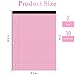 HAUTOCO 2 Pack 8.5 x 11 Legal Pads Pink Wide Ruled Notepads Perforated Writing Pads, 30 Sheets Per Notepad, 3-Hole Punched Paper, Writing Note Pads for School, Home, Office, Business