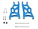 Integy RC Model C30907BLUE Alloy Front Lower Arms for 1/10 Rustler 2WD, Slash 2WD & Stampede 2WD