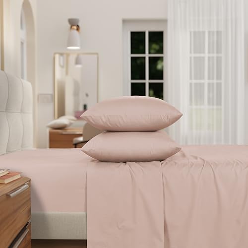 IZOD Egyptian Cotton Percale Sheet Set, Lightweight