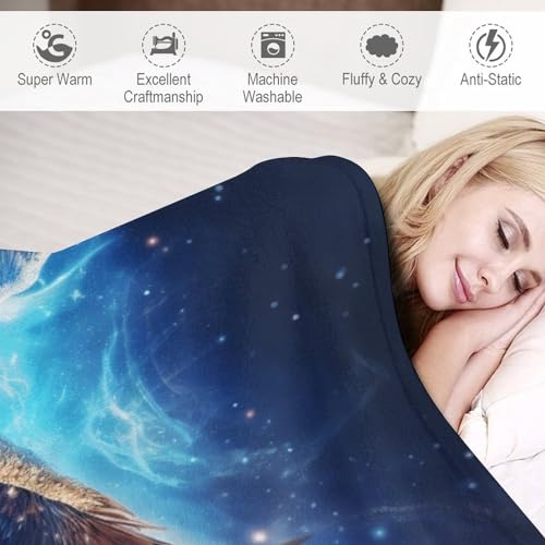 Couverture Aigle 130×150cm pour lit et canapé lavable en machine - 4