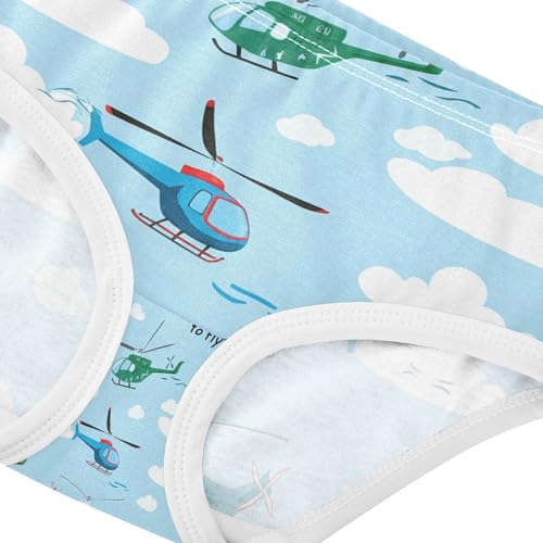 Colorful Helicopters Toddler Girls's Underwear 2T 202c12144