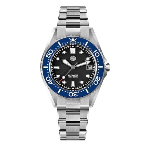 Montre automatique San Martin SN0036 robuste contre les rayures