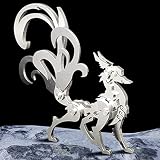 Microworld Metal Model Kits, Mechanical Nine Tails Fox 3D Metal Puzzle, Steel Warcraft Collection Ch