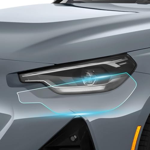 Autoscheinwerfer Schutzfolie für BMW 2-Series Coupe M240i M220i M230i 2022-2023,Autoscheinwerfer-Schutzfolie Anti-Kratz-Folie TPU-Aufkleber Zubehör