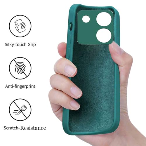 Image of A rtistque Back Cover Case for Vivo Y200 Pro 5G with Camera Protection | Shockproof TPU | Stylish Protective Design | Slim Fit | Ultra Matte | Vivo Y200 Pro 5G Back Cover - Green