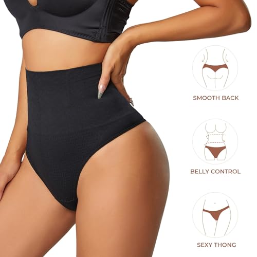 Image of Dulchany Thong Shapewear Tummy Control Underwear for Women Seamless Body Shaper Panties