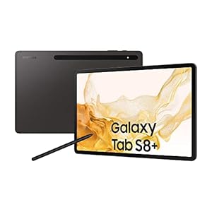 Samsung Galaxy Tab S8+, 12,4 Zoll, 256 GB interner Speicher, 8 GB RAM, Wi-Fi, Android Tablet inklusive S Pen, Graphite…