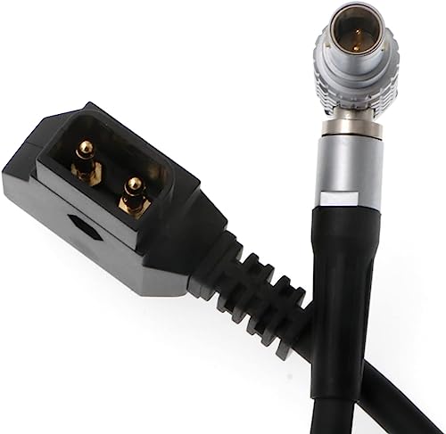 Cable de alimentación de 2 pines para Teradek Bond ARRI macho en ángulo recto 2