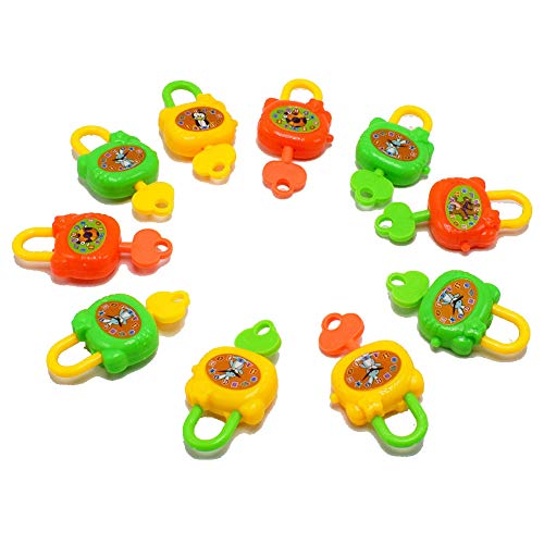 5Pcs/Set Mini Colorful Lock with Key Children Educational Toys Gift, Novelty Gifts-Learning Locks Educational Alphabet Set-Kids Learning Locks with Keys, Educational Toys for Toddlers Boys Girls