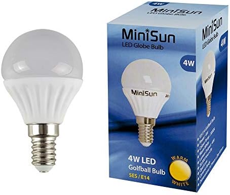 MiniSun Pair of Modern Small Copper Metal Basket Cage Table Lamps with a White Fabric Shade - Complete with 4w LED Golfball Bulbs [3000K Warm White]