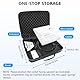 Tragbare Tragetasche für Starlink Mini-Kit, Case for StarLink Mi-ni Kit Reisetragetasche für Starlink Mini, Star-link Mi-ni Tasche, wasserdichte Hartschalen-Aufbewahrungsbox mit Mehreren Fächern