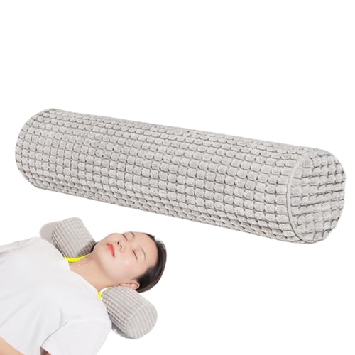 Oreiller de soutien du cou rond en mousse de polyester pour relaxation à la maison