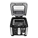 West Bend Deep Fryer with Adjustable Temperature Control Nonstick Basket Easy-View Window and Temperature Guide, Folding Handle and Locking Cover for Easy Storage, 3-Liter, Silver