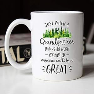 Youniquedesignsgreatgrandpaannouncementmug11ouncespregnancyannouncementgreatgrandparentsgiftwhite Urban Country Home Decor Younique designs great grandpa announcement mug 11 ounces pregnancy announcement great grandparents gift white urban country home decor