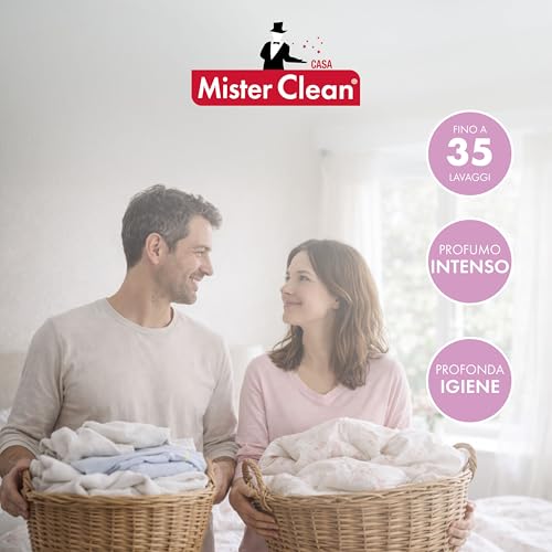 Mister Clean, Profumo Concentrato Per Bucato Essenza Fiorita 250 Ml, Fragranza Floreale Intensa E Duratura Per Il Bucato, Fino A 35 Lavaggi - 3