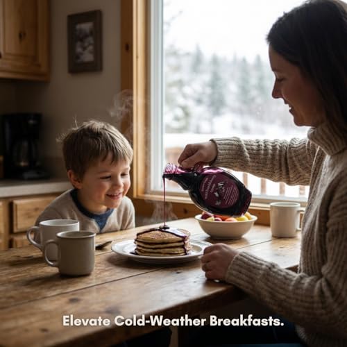 image for Bounty Foods Montana Huckleberry Syrup - 11 Ounce 2 pack Wild Grown Be