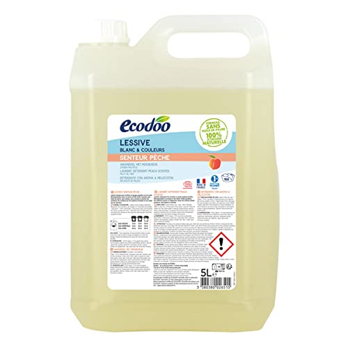 Ecodoo - Lessive liquide concentrée Pêche bidon éco 5L - unité