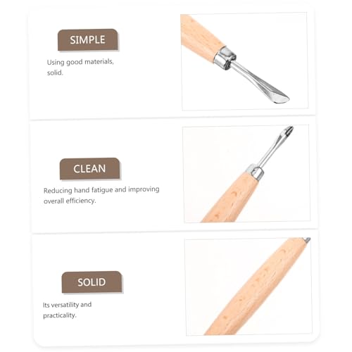 Tofficu 4 Pcs Ferramentas De Couro Artesanais Ferramenta De Desbaste De Borda De Couro Ferramentas D