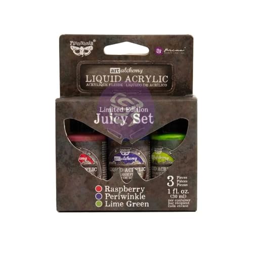 Finnabair Art Alchemy Liquid Acrylic Set-Juicy