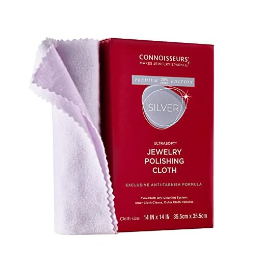 Connoisseurs Premium Extra-Large Silver Polishing Cloth