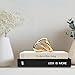 Braveriky Minimalist Decorative Books - Fake Books Storage Box for Decoration - Set of 2 Linen Coffee Table Decor - Photo Storage Keepsake Box for Room Bookshelf Decor, Black