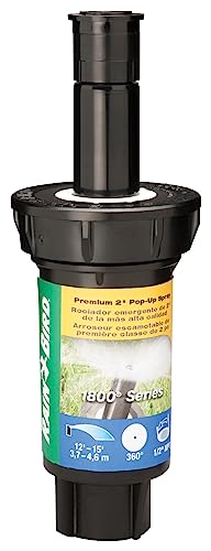 Rain Bird 1802F Arroseur escamotable professionnel, cercle complet 360°, portée 8'-15', hauteur 2"