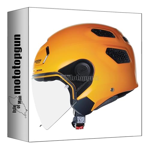 Casque moto jet Nolan N30-4 T orange XXS Commuting Classico 310