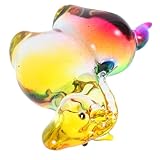 Lumineuse : matériau en cristal réfracte magnifiquement la lumière, créant une qui l'ambiance de n'importe quelle pièce, ornement de bureau en cristal, statue d'animaux en cristal