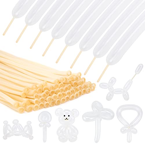 Lovestown Clear 260 Balloons, 150Pcs Long Skinny Balloons Twisting Animal Balloons For Birthday Party Wedding Festival Decoration Magic Show #TOP29