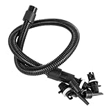 Vaveren Paddle Board Pump Electric Air Pump Hose Adapter Kit, Replace Parts, Connector Practical Electric Air Inflation Tube, with 6 Adapter
