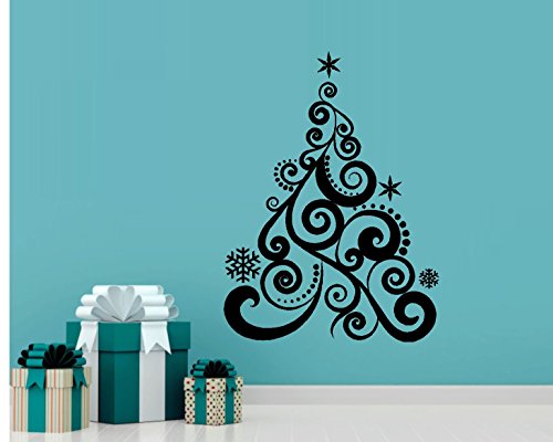 Bestpriceddecals Christmas Tree ~ Wall Or Window Decal, Large 22" X 30" #TOP11